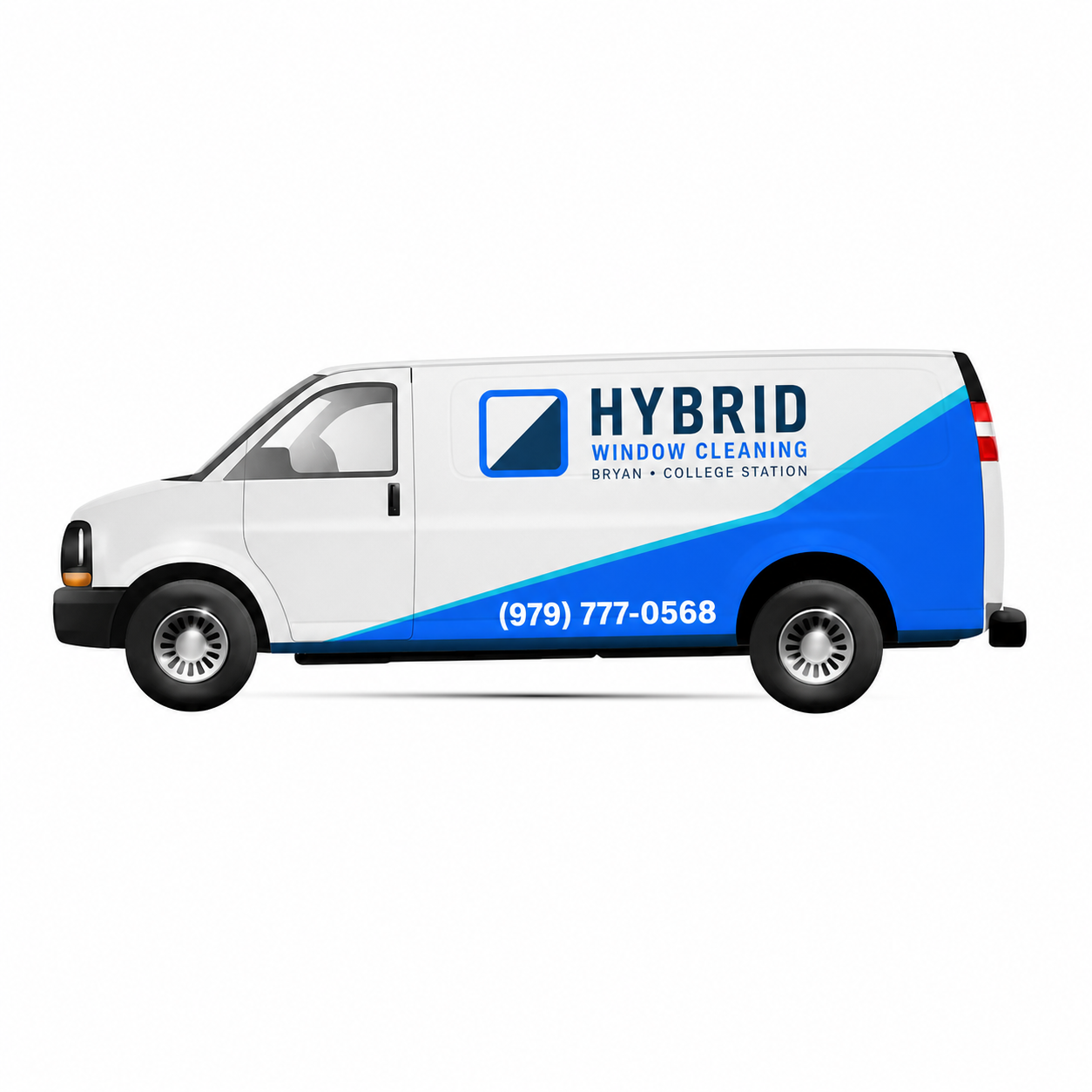 Concept rendering of a new Hybrid Window Cleaning service van design